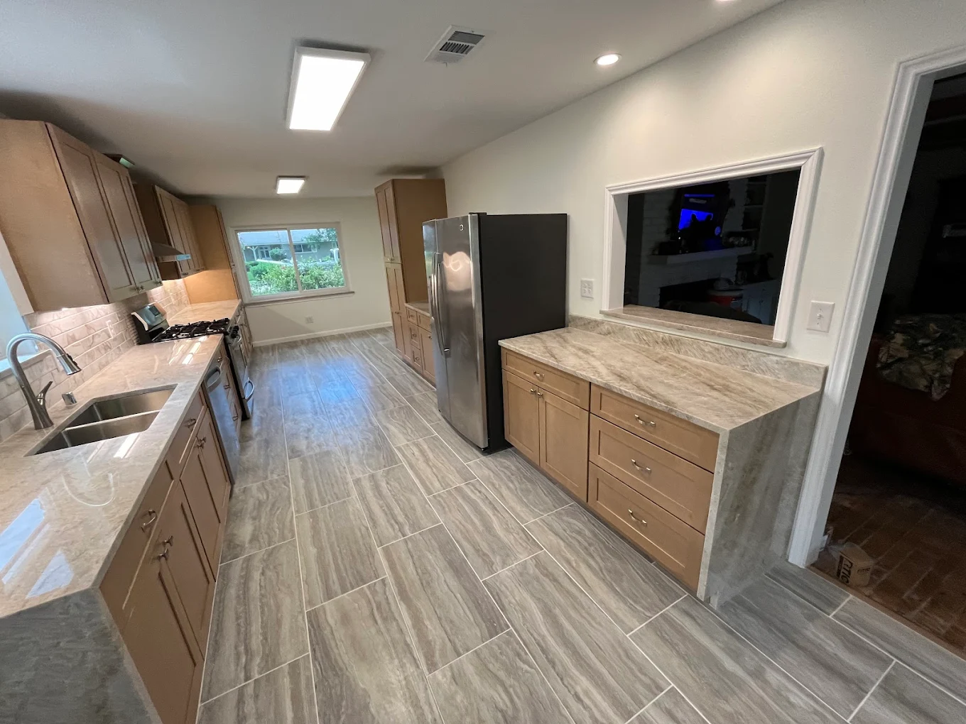 Olafab Cabinetry bathroom vanity installation Houston TX