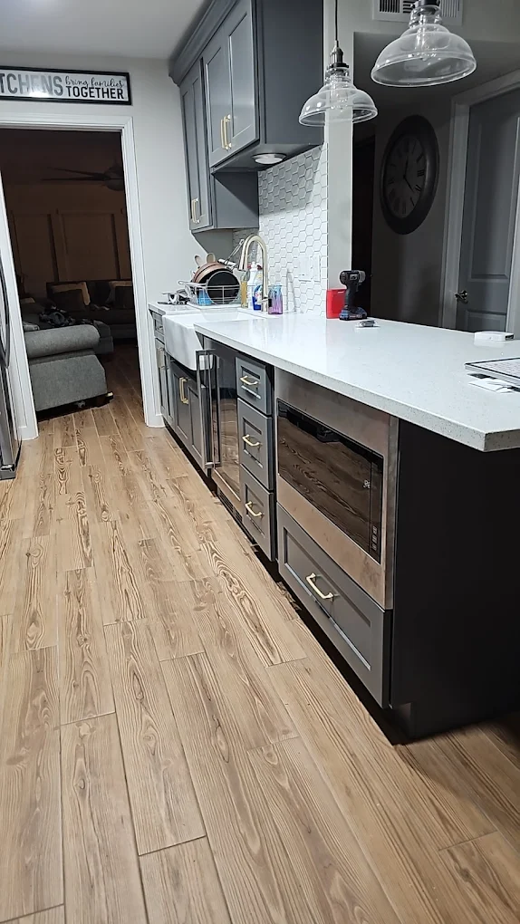 Olafab Cabinetry custom kitchen cabinet installation Houston TX