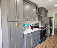 Olafab Cabinetry custom kitchen cabinet installation Houston TX